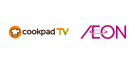 イオンとクックパッドのロゴ