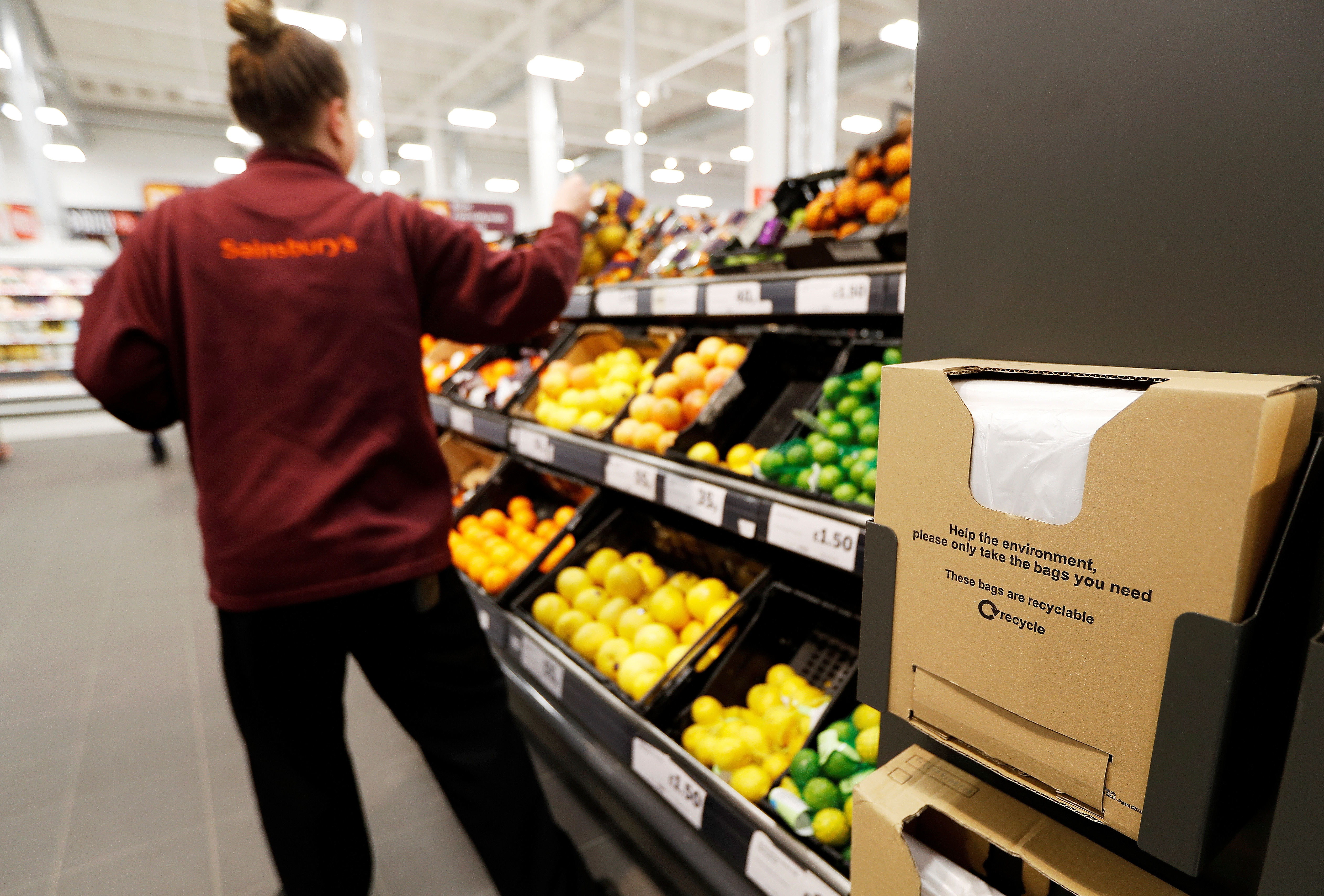 セインズベリー店舗の様子