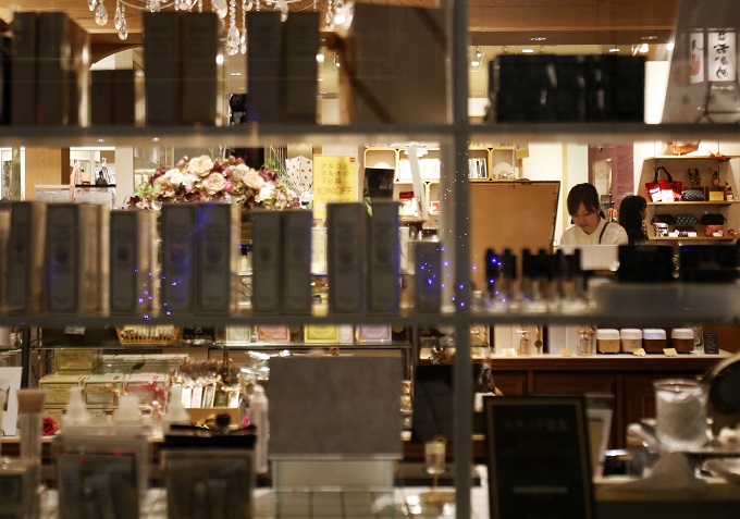 都内の百貨店の様子