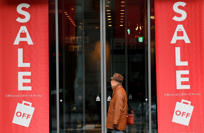 東京都内のショッピングモールの様子