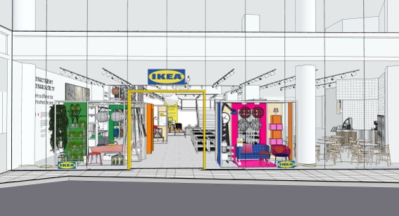 イケア、初の都心型店舗「IKEA原宿」を4月25日開業、駅前商業施設に出店