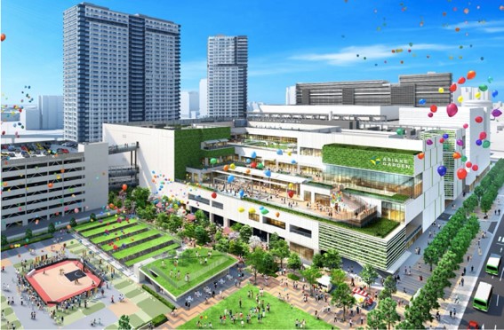 住友不動産、「有明ガーデン」の商業施設を4月24日に開業、イオンスタイルなど出店