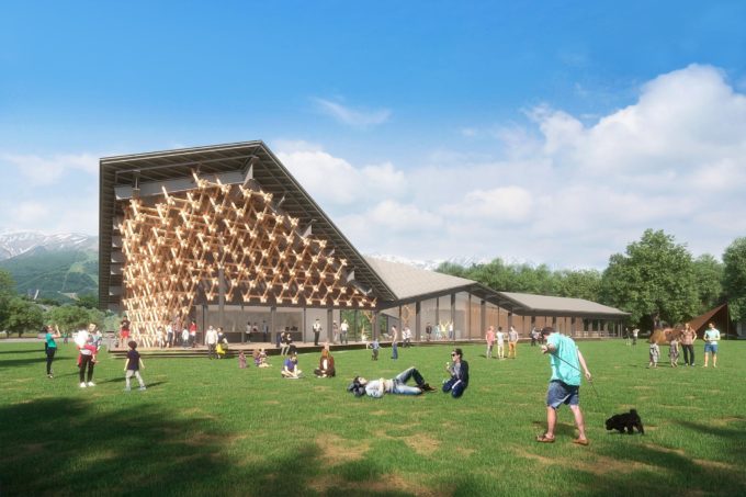 長野・白馬村に完成するスノーピークの体験型複合施設　完成イメージ