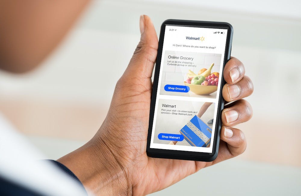 ウォルマートのEC用モバイルアプリ