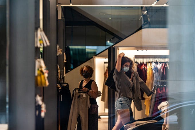 米ニューヨークの洋服店