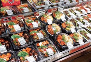 原信ナルスの「ごちそうメニュー」の売場