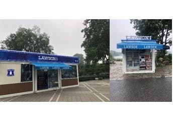 ローソンが中国でプレハブ型店舗をオープン