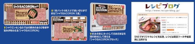 「シャウBACORON」商品