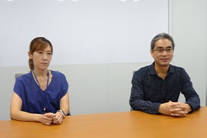 今後も機能強化を継続するとする倉本氏（右）と中山氏（左）