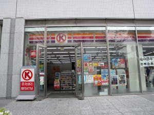 東京本社1階にあったサークルKの店舗