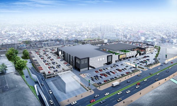 大型商業施設「春日井商業プロジェクト」（仮称）の完成イメージ