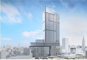 小田急電鉄と東京地下鉄が再開発を進める新宿駅西口の高層ビル