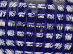 東京証券取引所に上場されている銘柄の株価ボード