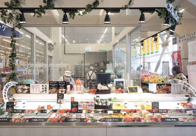 コープさっぽろ店舗の青果売場