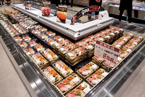 サミット五反野店の鮮魚売場