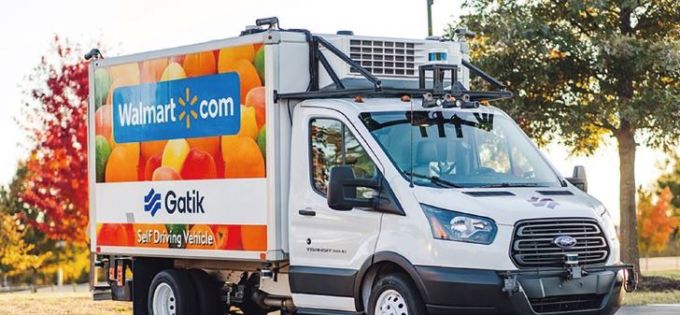 ガティック社のミドルマイル用自動運転バン