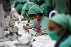 バングラデシュの衣料品工場