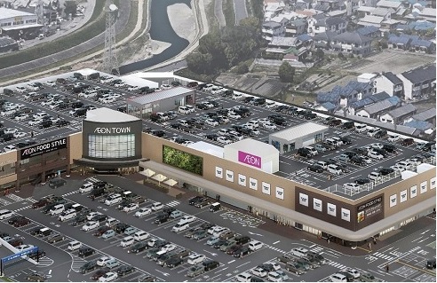 「イオンレイクタウン茨木太田」を含む施設の完成イメージ図