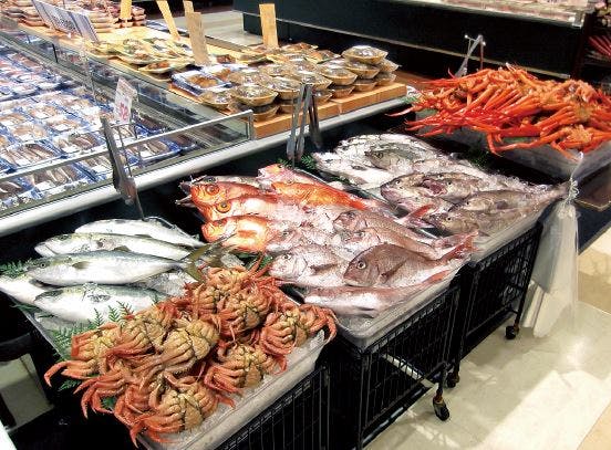 アルビスの鮮魚売場