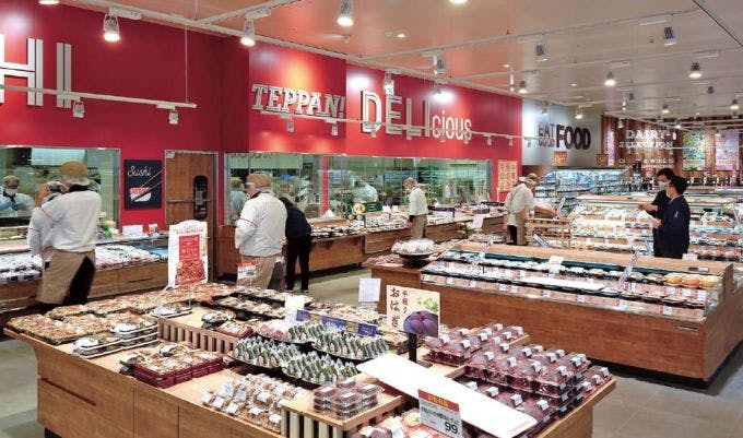 ヤオコーの店内