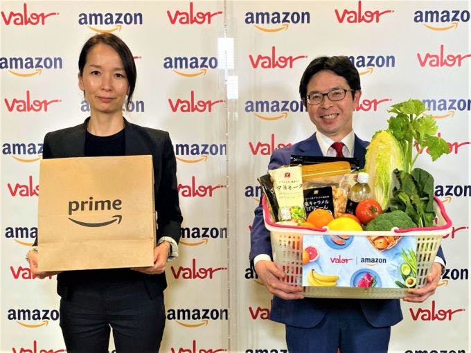 バローホールディングス取締役小池孝幸氏、アマゾンジャパンPrime Now/Amazonフレッシュ事業本部事業本部長 荒川みず恵氏