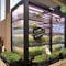 「サミットストア五反野店」（東京都足立区）に導入されたインファームの「屋内垂直農法」