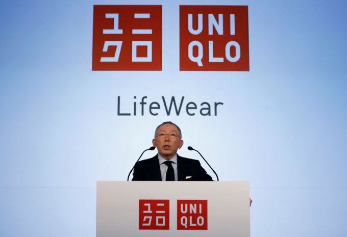 ファーストリテイリングの柳井正会長兼社長