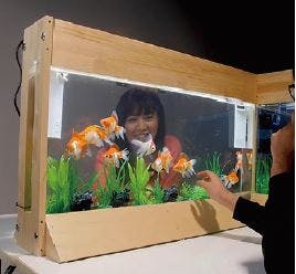 「第56回JAPAN DIY HOMNECENTER SHOW 2020 ONLINE」でジャペルが提案した「アクアリウムパーテーション」