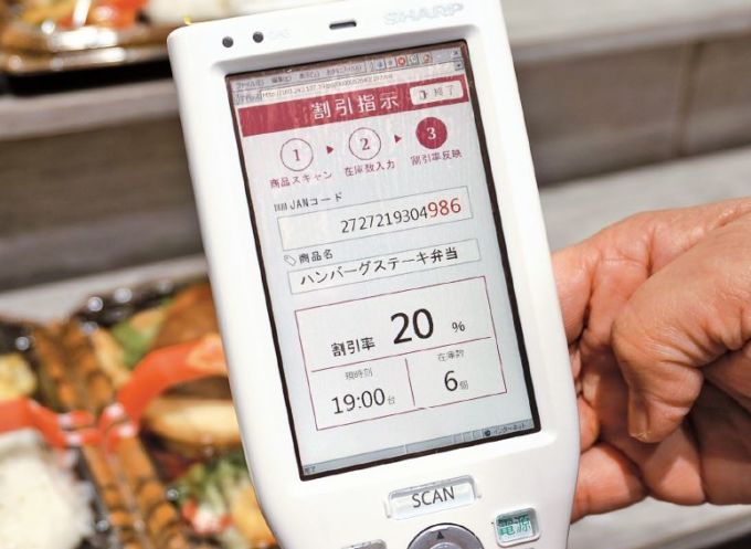 イオンスタイル川口が導入しているハンディ端末「AIカカク」