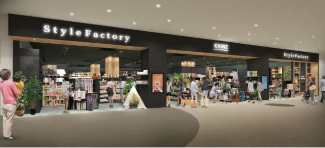 「Style Factory ららぽーと立川立飛店」完成イメージ