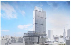 小田急百貨店新宿本館の跡地に建設予定の超高層ビル完成イメージ