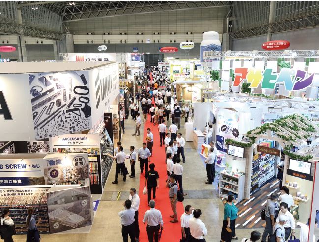 「JAPAN DIY HOMECENTER SHOW 2019」の会場風景