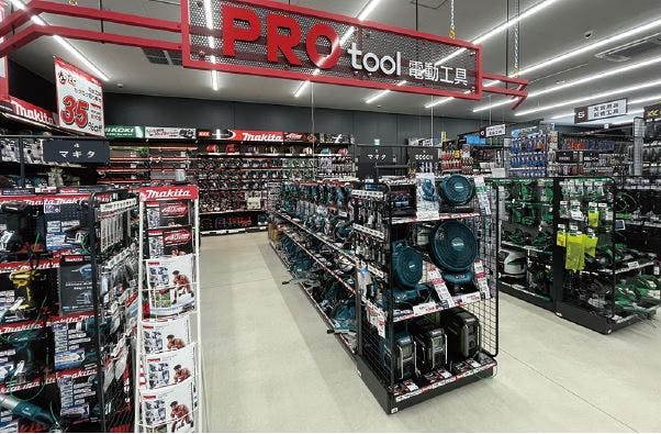 PROsite高浜店の電動工具売場