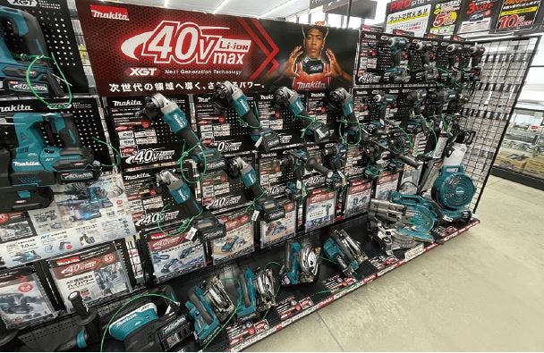 PROsite高浜店の電動工具売場