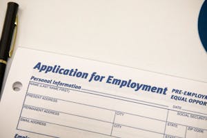 米の雇用申請書