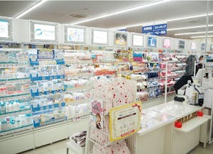 ウエルシアのカウンセリング化粧品コーナー