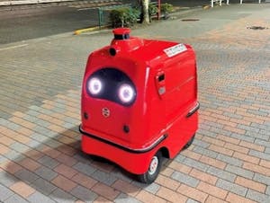ダイエーが実証実験で使用するZMPの自動配達ロボット