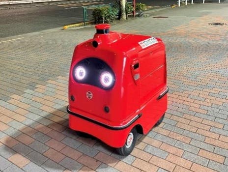 ダイエーが実証実験で使用するZMPの自動配達ロボット