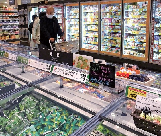 イトーヨーカ堂和光店の冷凍食品売場