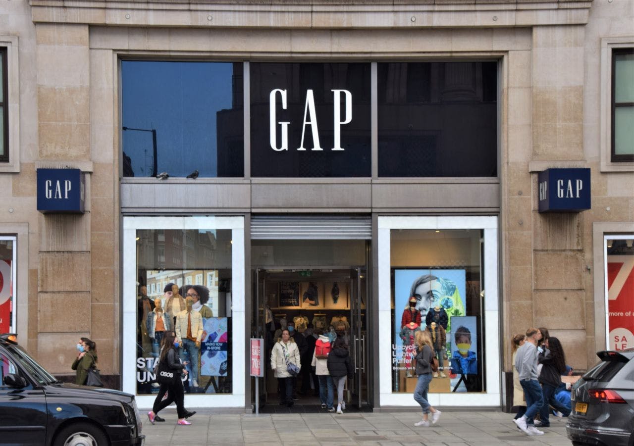 米国アパレル大手のGapの店舗