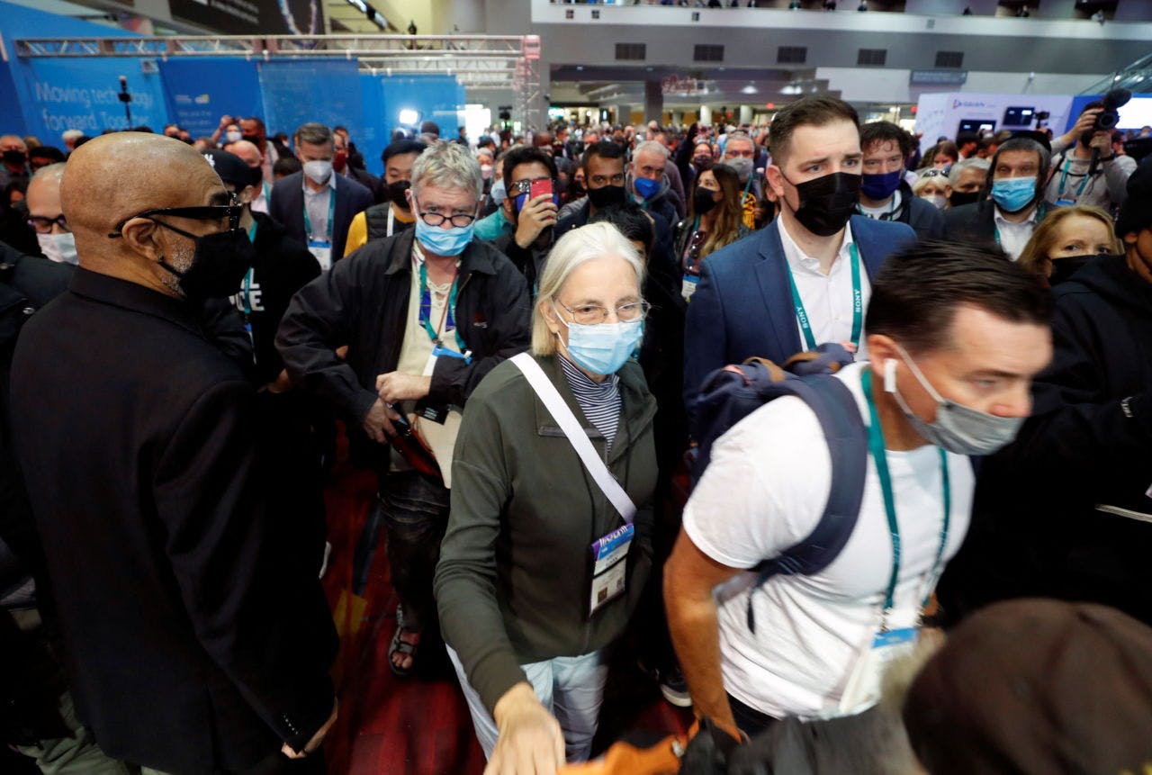 米ラスベガスで開かれたCESの会場