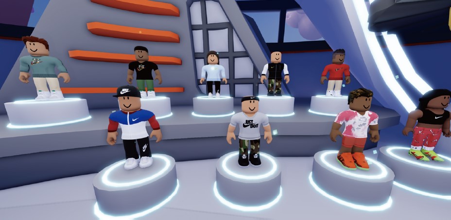 「ナイキランド」内のデジタルショールーム