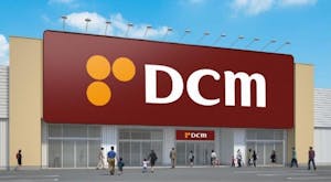 DCMの新ロゴマークの店舗外観イメージ