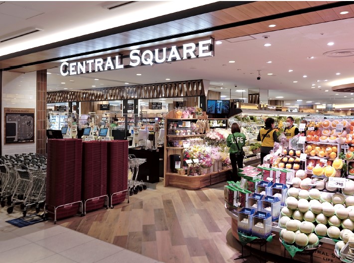 ライフ、セントラルスクエア恵比寿ガーデンプレイス店、売場づくりと