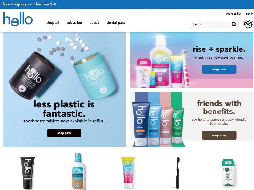オーラルケアのD2Cブランド「hello（ハロー）」