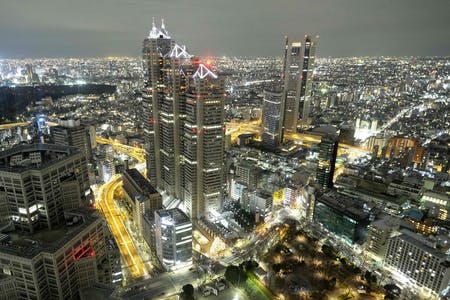 東京・新宿の高層ビル街