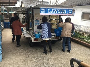 ローソンの移動販売のイメージ