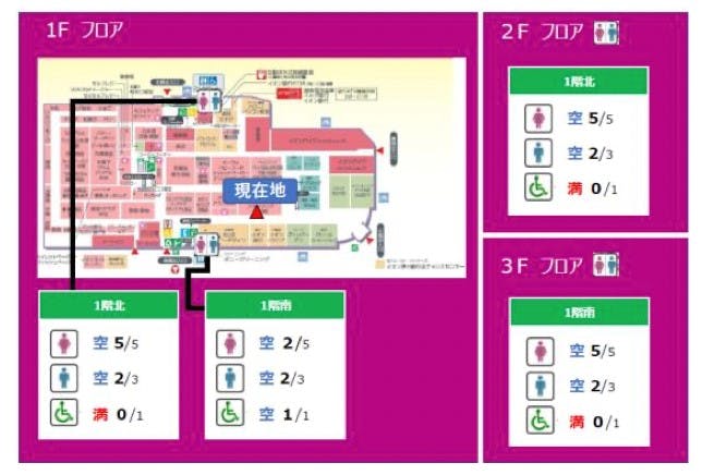 イオンディライトが商業施設やオフィス、イベント会場などの施設オーナー・運営者向けに提供を開始すす「トイレ・ゴミ箱IoTシステム」