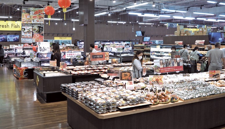 最新MDが投入されている「上熊本店」の総菜売場