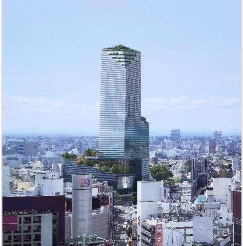 「渋谷アッパー・ウエスト・プロジェクト」の外観